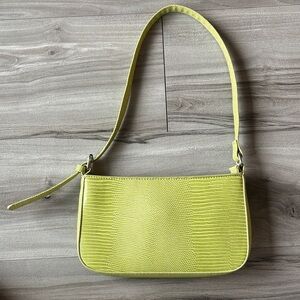 CottonOn-Lime Green Textured Shoulder Bag
